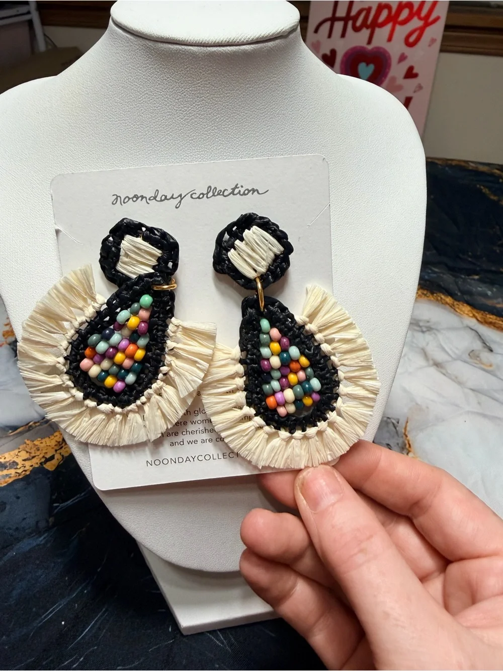 Noonday Collection Gulal earrings NWT!